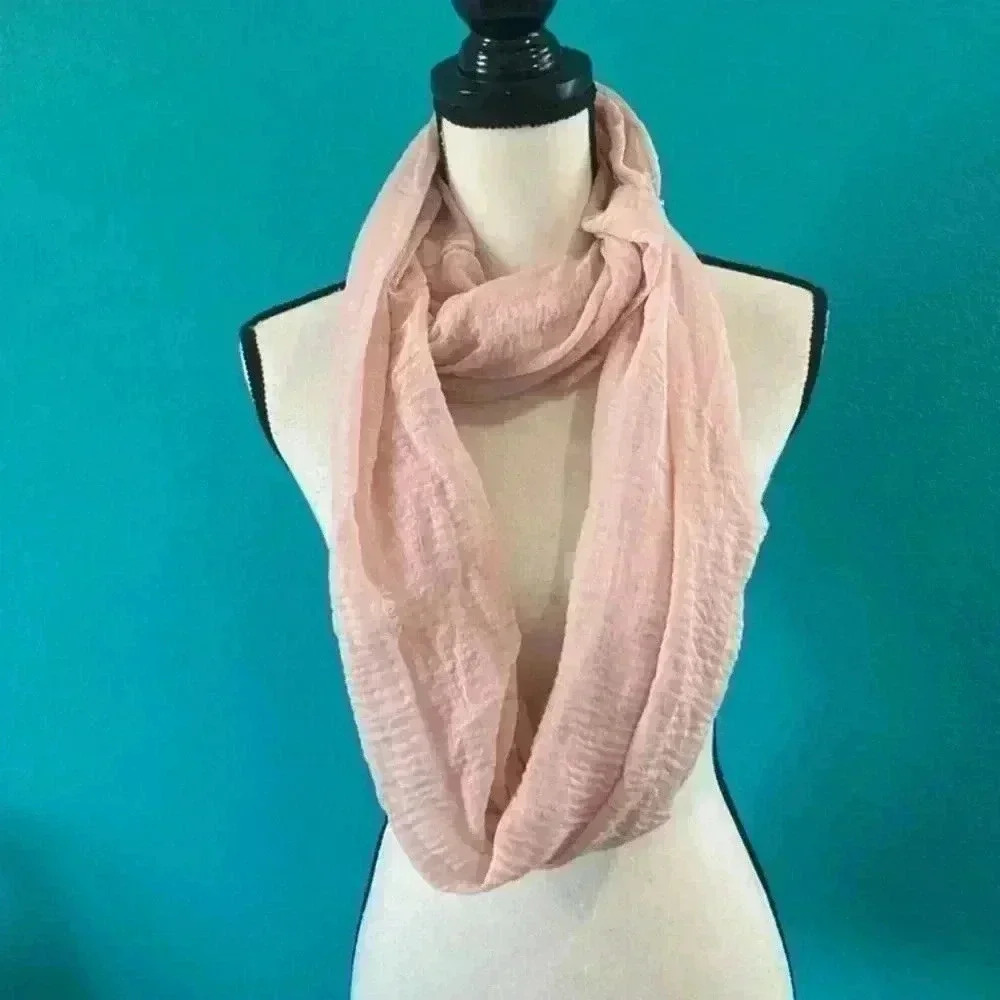 Pink Infinite Scarf